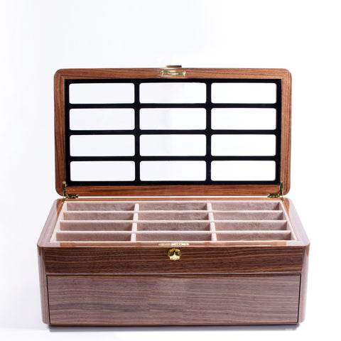 Premium Walnut Glasses Box
