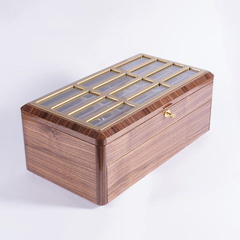Premium Walnut Glasses Box