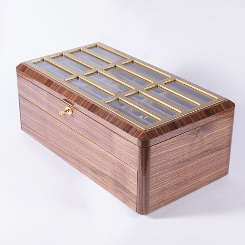 Premium Walnut Glasses Box