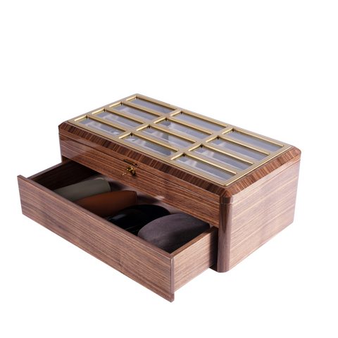 Premium Walnut Glasses Box
