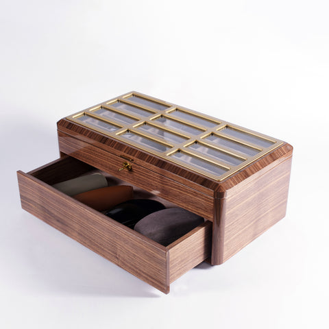 Premium Walnut Glasses Box