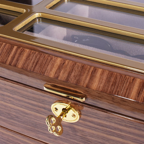 Premium Walnut Glasses Box