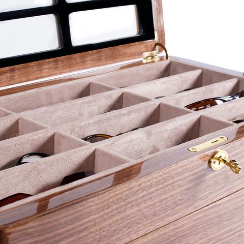 Premium Walnut Glasses Box
