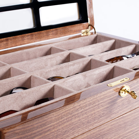 Premium Walnut Glasses Box