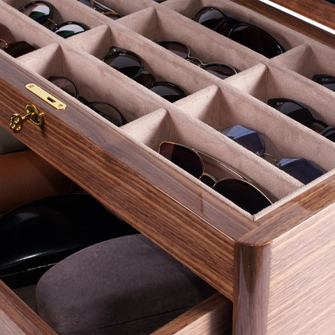 Premium Walnut Glasses Box