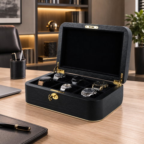 Oak Watch Organizer for 6 Watches