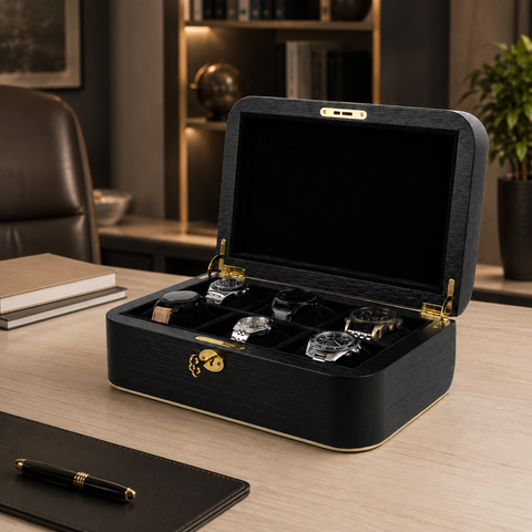 Oak Watch Organizer for 6 Watches