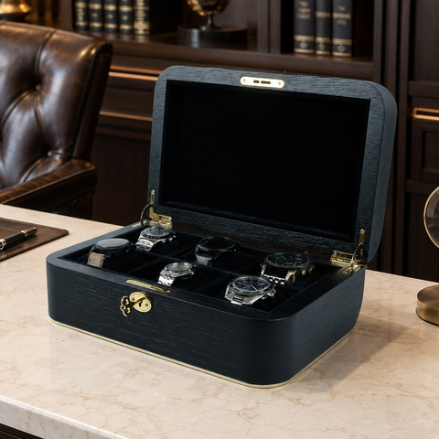 Oak Watch Organizer for 6 Watches
