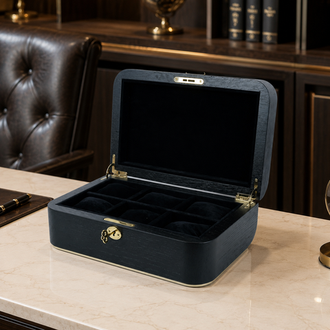 Oak Watch Organizer for 6 Watches