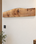 Decorative solid walnut folding hook rack for jackets scarves and bags