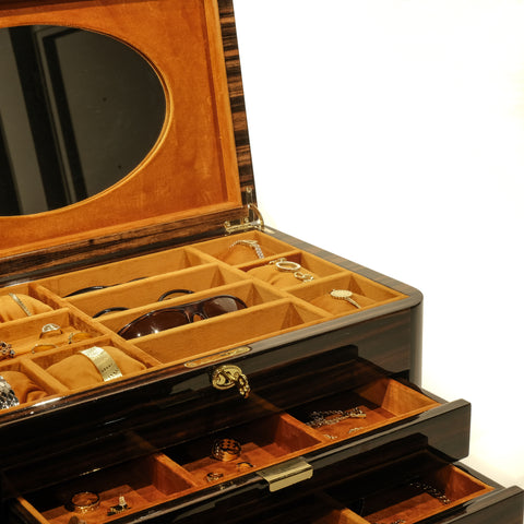Ebony Jewelry Box - Elegant Design and Premium Quality