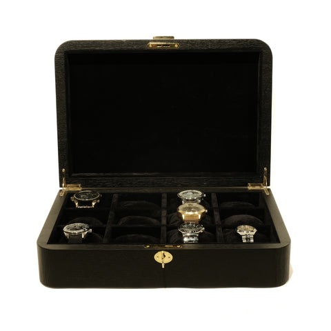 Oak Watch Box for 12 Watches