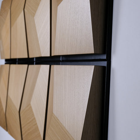3D Oak Wall Panels