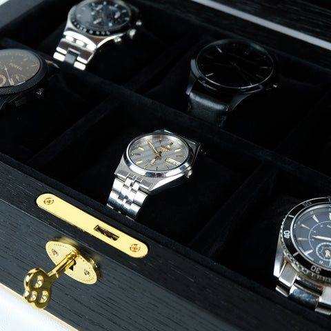 Oak Watch Organizer for 6 Watches