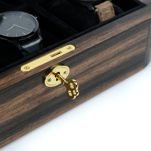 Ebony watch Organizer for 9