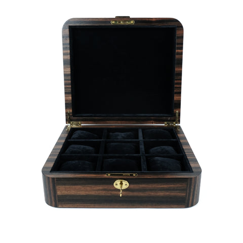 Ebony watch Organizer for 9