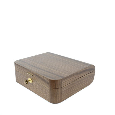 Walnut Watch Organizer for 9 Watches