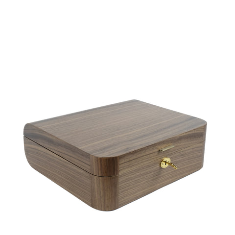 Walnut Watch Organizer for 9 Watches