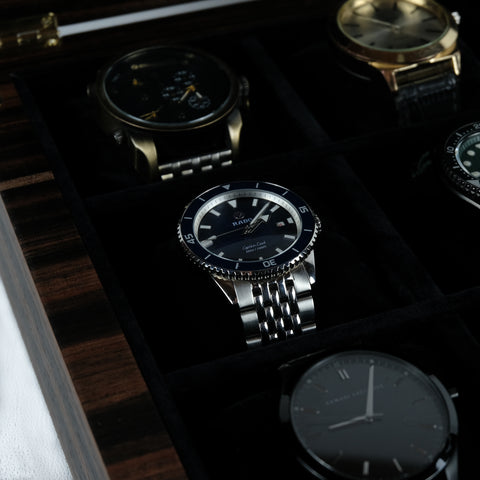 Ebony Watch Organizer for 12