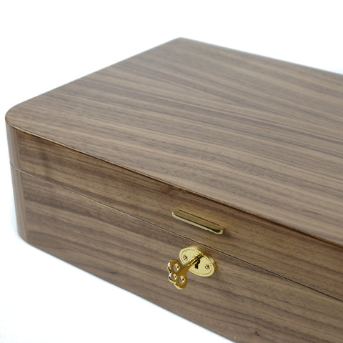 Walnut Watch Organizer for 12 Watches