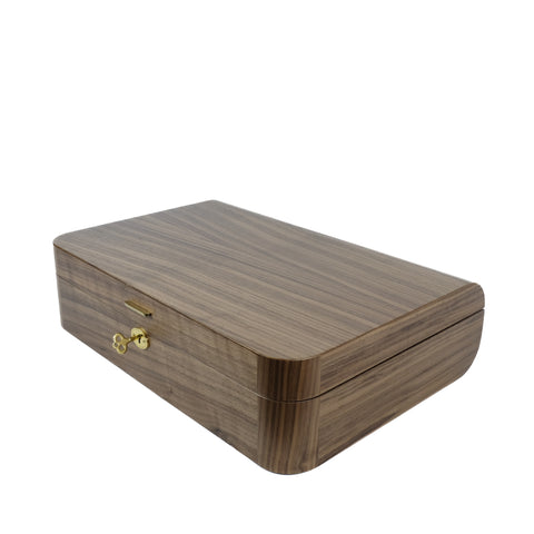 Walnut Watch Organizer for 12 Watches