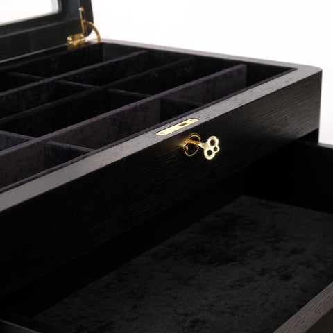 Premium Oak Glasses Box