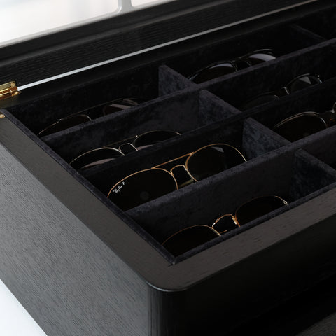 Premium Oak Glasses Box