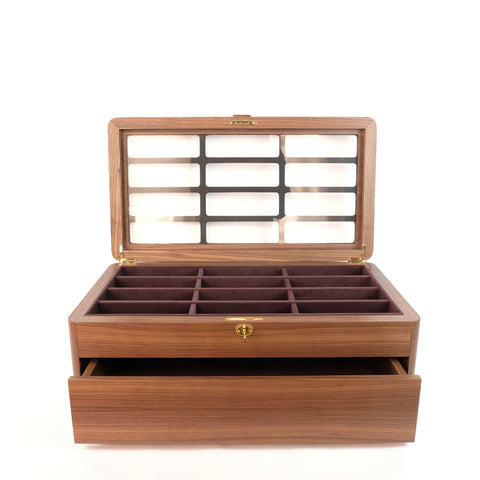 Premium Walnut Glasses Box
