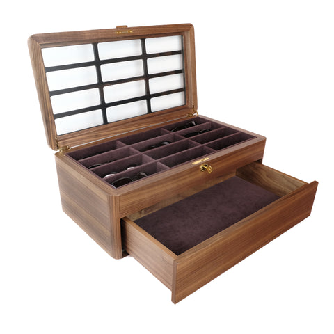 Premium Walnut Glasses Box