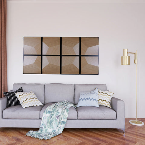 3D Oak Wall Panels