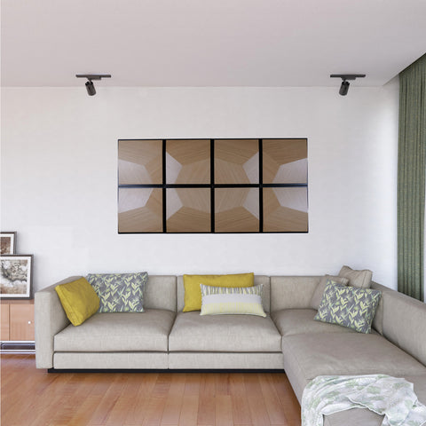 3D Oak Wall Panels